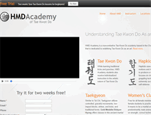 Tablet Screenshot of hmdacademy.com